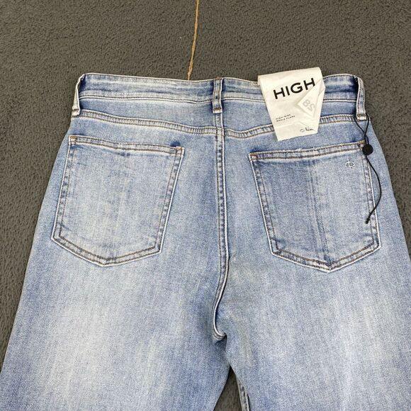 Rag & Bone Nina High-Rise Ankle Flare Jeans Seabrook Light Wash size 28 - Picture 11 of 14